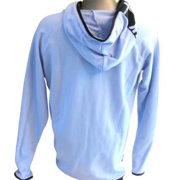 Victoria's Secret PINK Light Blue w/ Black Logo Perfect Full Zip S - Picture 2 of 2